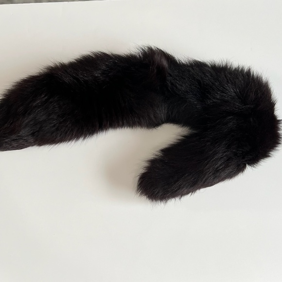Vintage Dark Brown Fox Fur Collar - Picture 3 of 16
